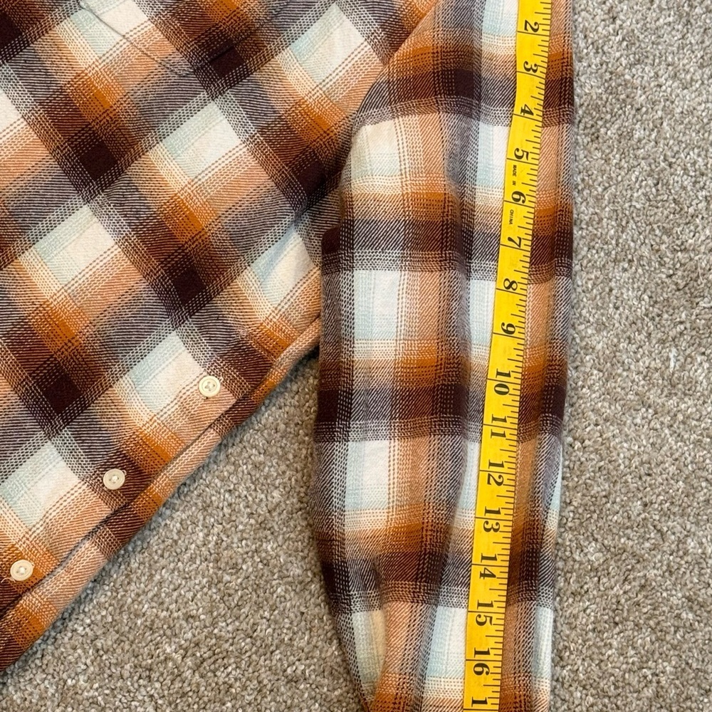 Madewell 100% Warm Plaid and Flannel Button-Down Shirt Sz XXL LAGENLOOK - Picture 9 of 13